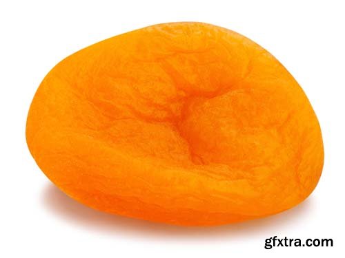 Dried Apricots Isolated - 7xJPGs