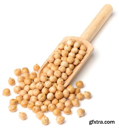 Dried Chickpeas Isolated - 6xJPGs