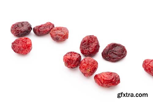 Dried Cranberries Isolated - 5xJPGs