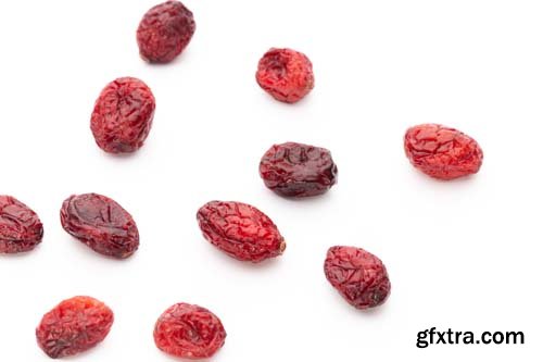 Dried Cranberries Isolated - 5xJPGs