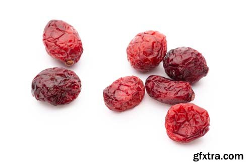 Dried Cranberries Isolated - 5xJPGs