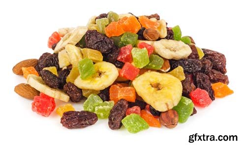 Dried Fruits Isolated - 7xJPGs