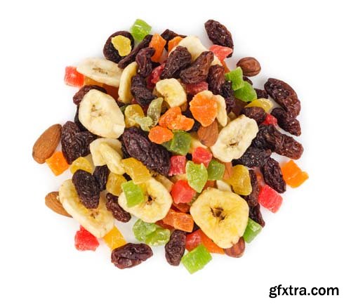 Dried Fruits Isolated - 7xJPGs