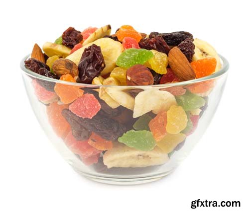 Dried Fruits Isolated - 7xJPGs