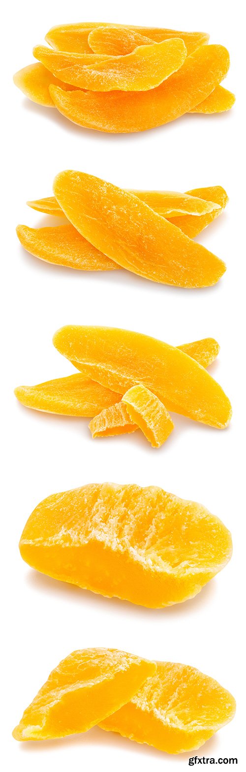 Dried Mango Isolated - 7xJPGs