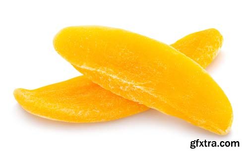 Dried Mango Isolated - 7xJPGs