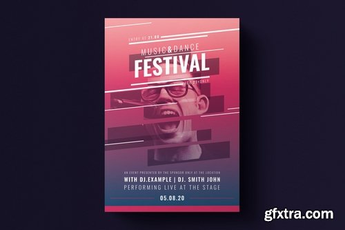 Music Festival Flyer Template