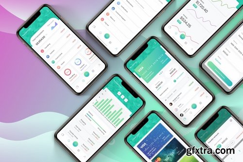 Financial App UI Mobile Kit 2