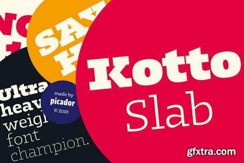 Kotto Slab Font Family