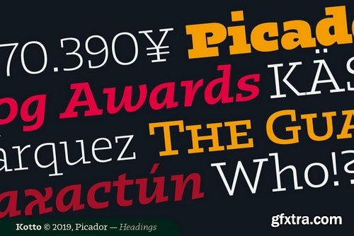 Kotto Slab Font Family