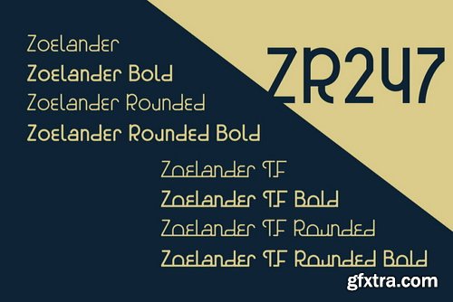 Zoelander Font Family