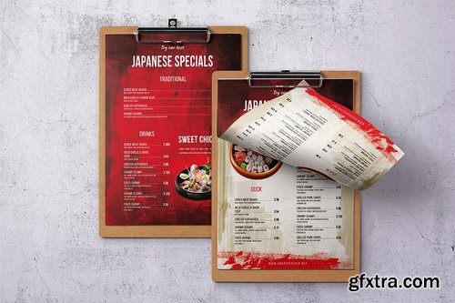 Japanese Food Menu Bundle