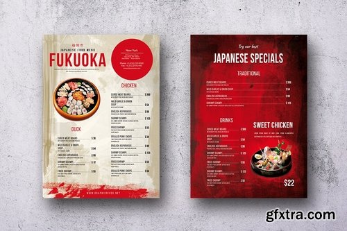 Japanese Food Menu Bundle