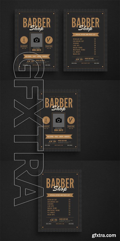 Barbershop Flyer Layout