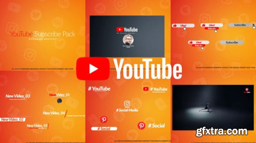 VideoHive YouTube Subscribe Pack 23294966