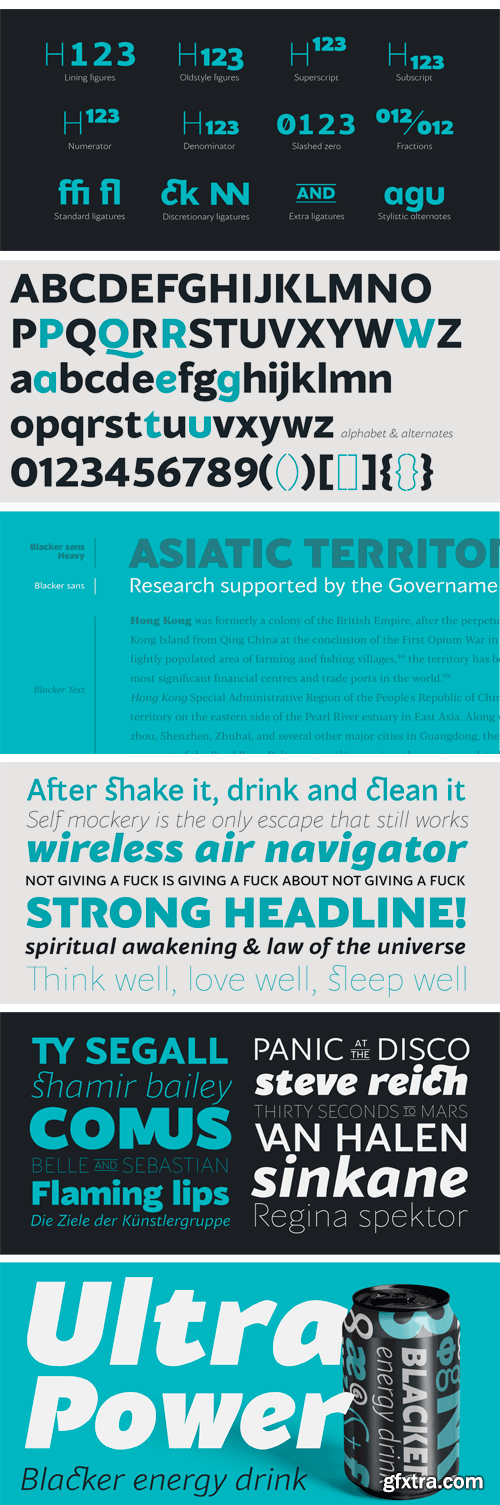 Blacker Sans Font Family