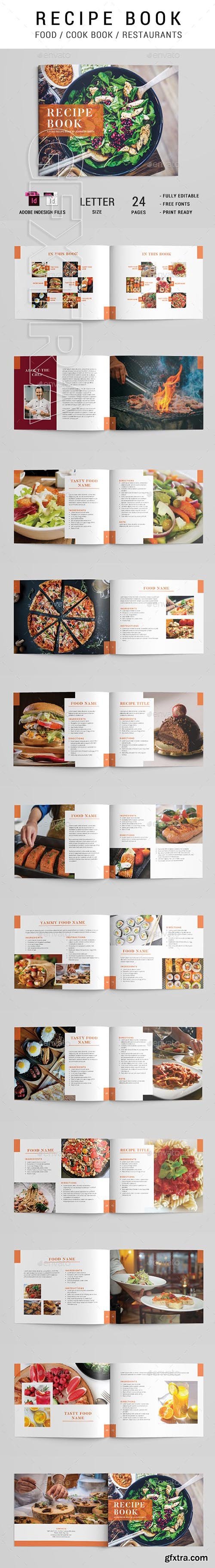 GraphicRiver - Cook Book Recipe Brochure 23822539