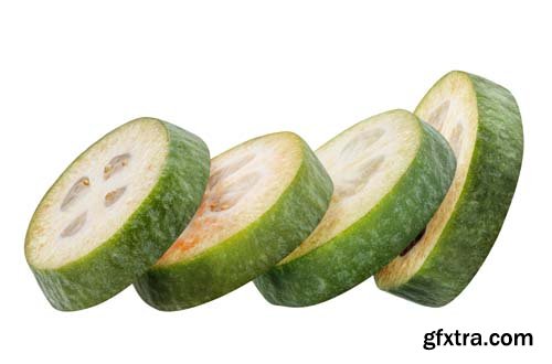 Fresh Feijoa Isolated - 10xJPGs