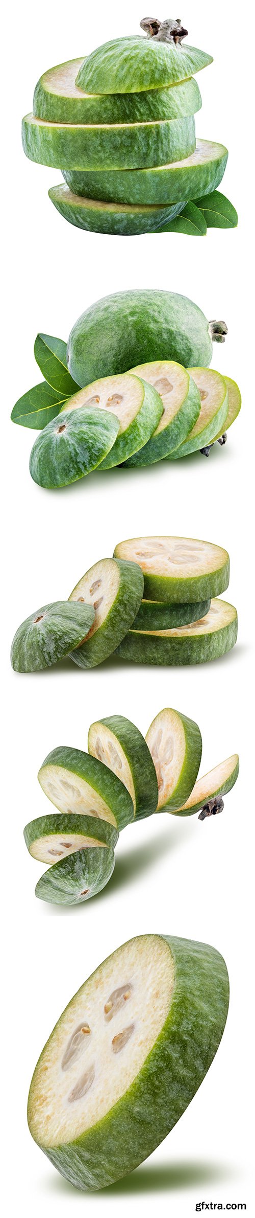 Fresh Feijoa Isolated - 10xJPGs