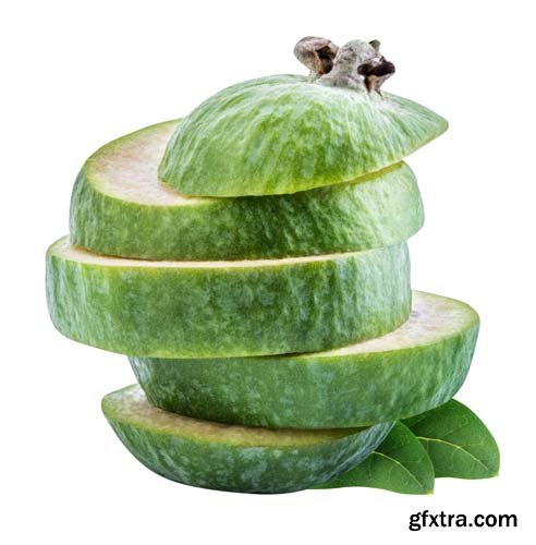 Fresh Feijoa Isolated - 10xJPGs