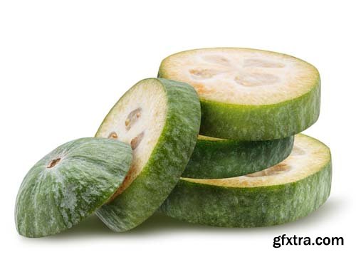 Fresh Feijoa Isolated - 10xJPGs