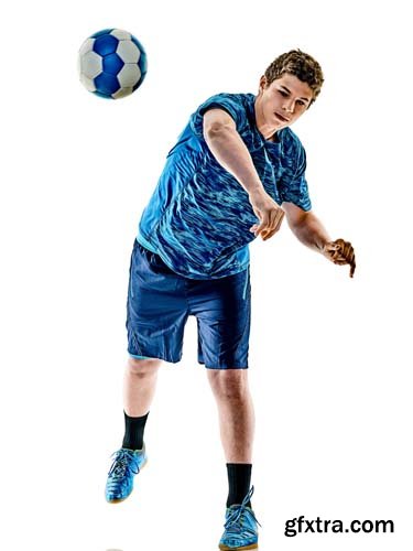 Handball Player Isolated  - 9xJPGs