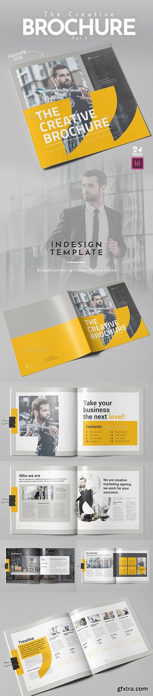 Graphicriver - The Creative Brochure Vol.5 - Square 23430984