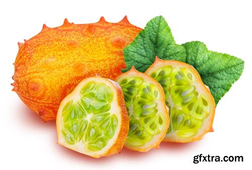 Kiwano Isolated - 5xJPGs