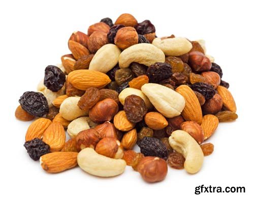 Mixed Nuts Isolated - 7xJPGs