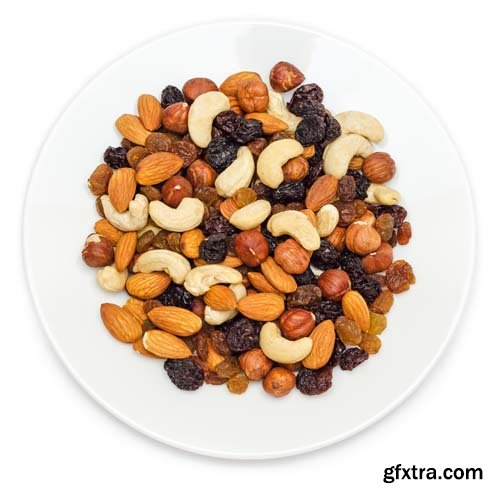 Mixed Nuts Isolated - 7xJPGs