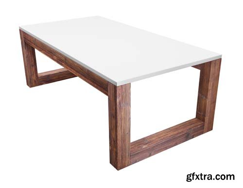 Modern Low Table Isolated - 5xJPGs