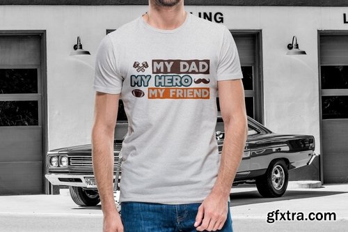 Fathers Day Print Templates, Retro Dad Tshirts