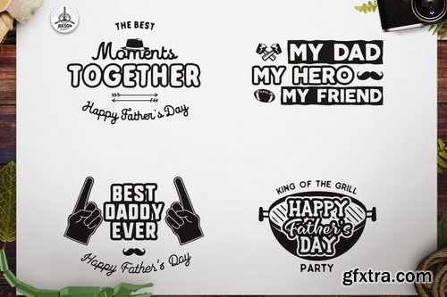 Fathers Day Print Templates, Retro Dad Tshirts