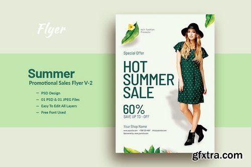 Summer Promotional sales Flyer & Poster V-2