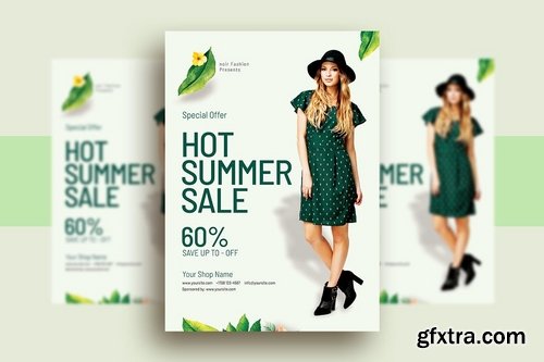 Summer Promotional sales Flyer & Poster V-2