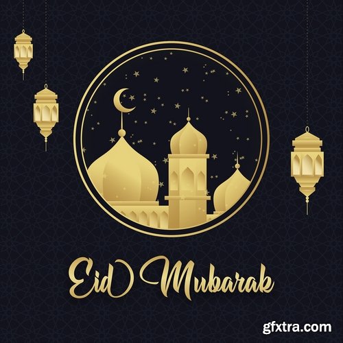 Eid Mubarak Ramadan Kareem Card and Banner 1.0