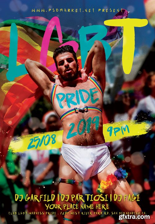 LGBT PRIDE FLYER – PSD TEMPLATE