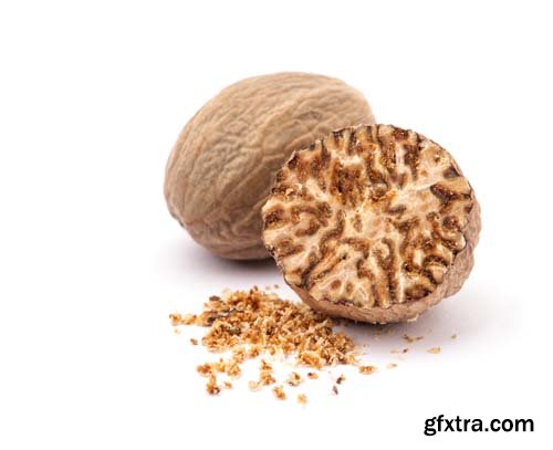 Nutmeg Isolated - 5xJPGs