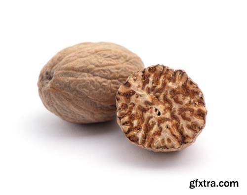 Nutmeg Isolated - 5xJPGs