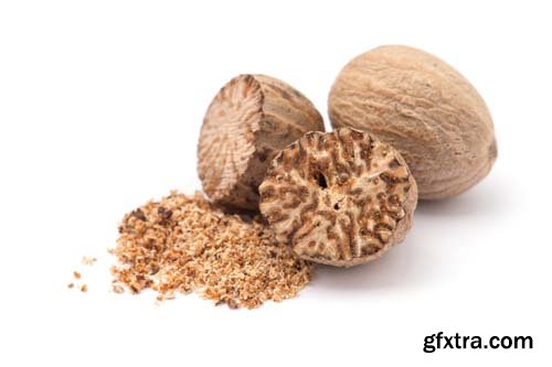 Nutmeg Isolated - 5xJPGs