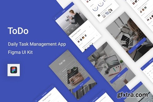 ToDo - Daily Task Management Mobile App for Figma