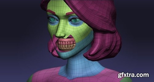 Cgtrader - Female cartoon base mesh 3D model