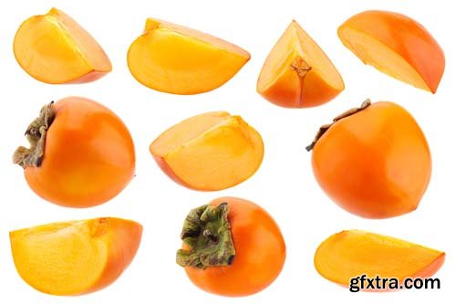 Persimmon Isolated - 10xJPGs