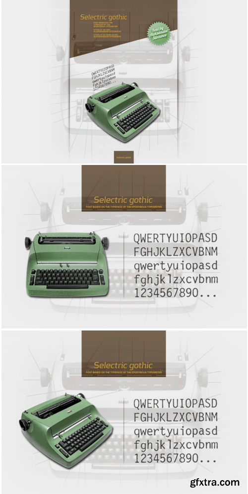 Selectric Gothic Font