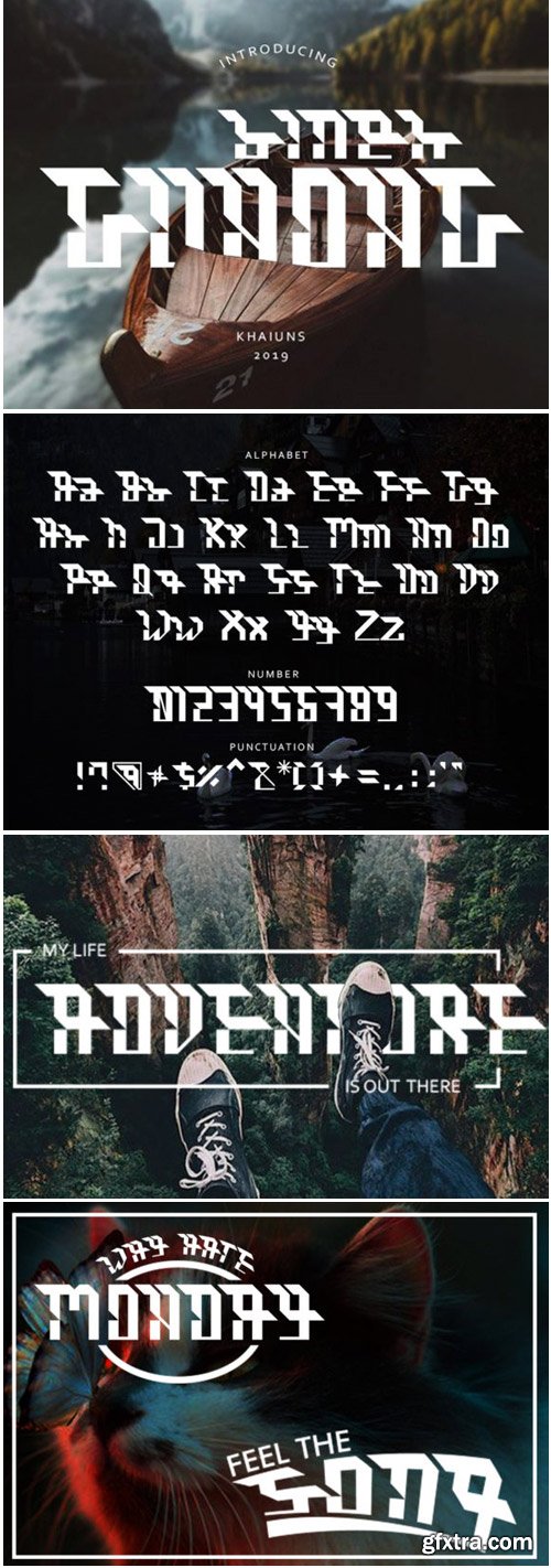 Bineh Gunong Font