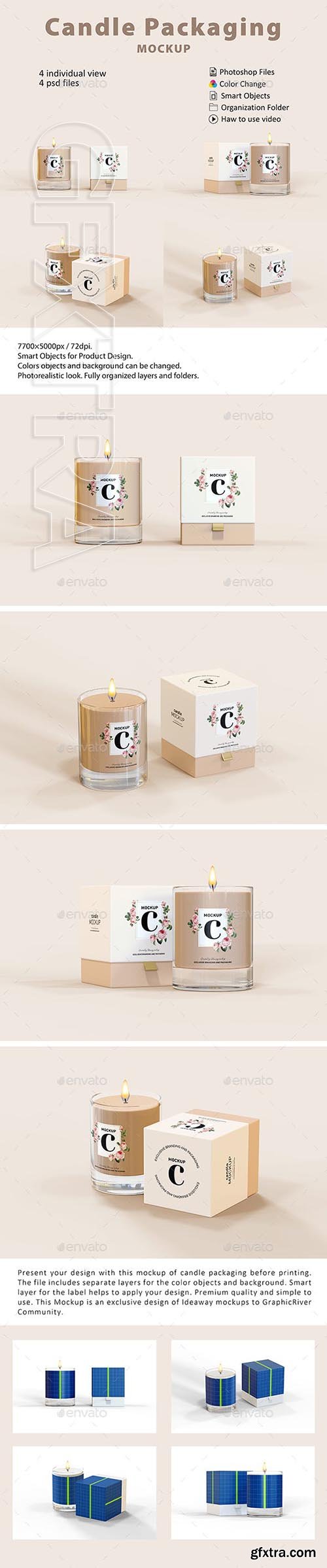 GraphicRiver - Candle Packaging Mockup 23814229