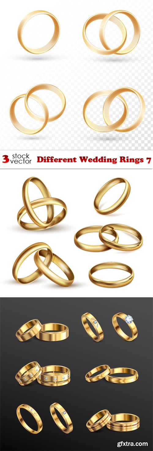 Vectors - Different Wedding Rings 7