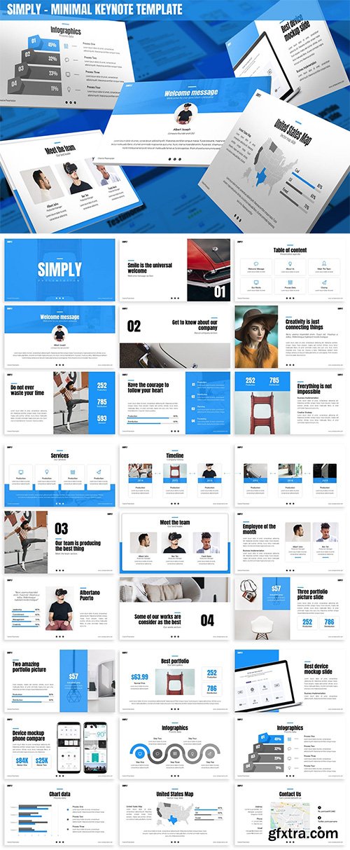 Simply - Minimal Keynote Template