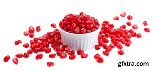 Pomegranate Seeds Isolated - 5xJPGs