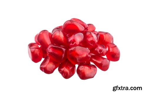 Pomegranate Seeds Isolated - 5xJPGs